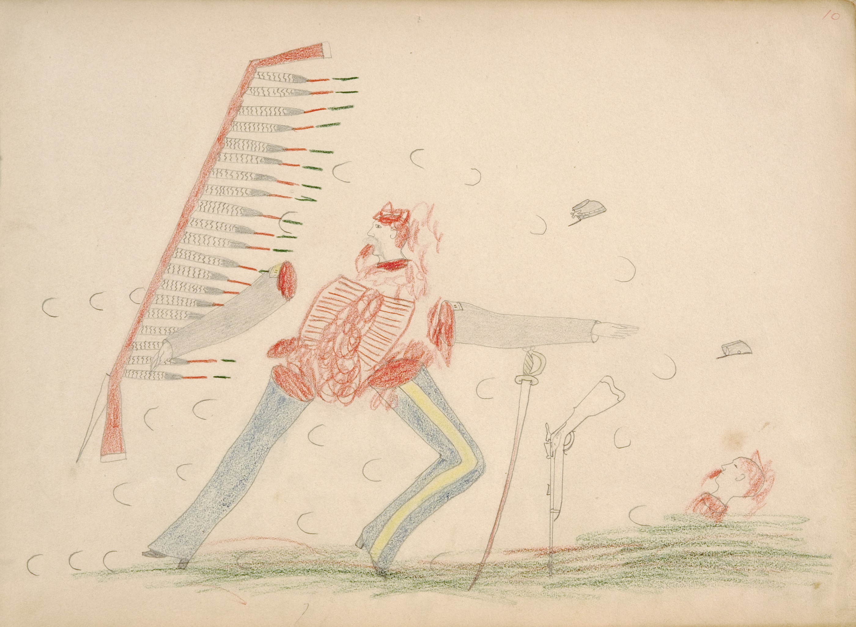 Big Bow Killing Calvary Officer and Private 