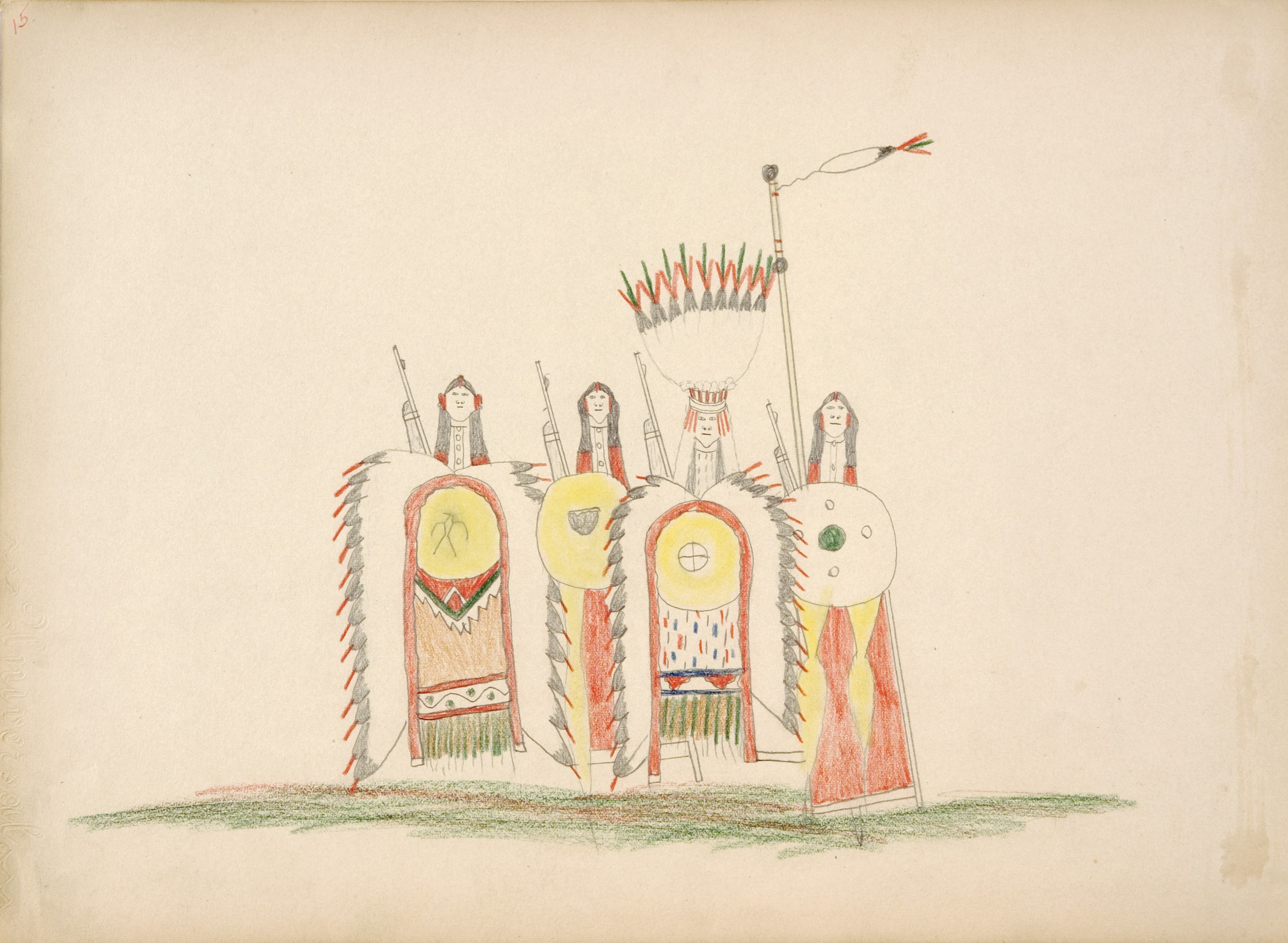 I-yant and Young Men Dancing