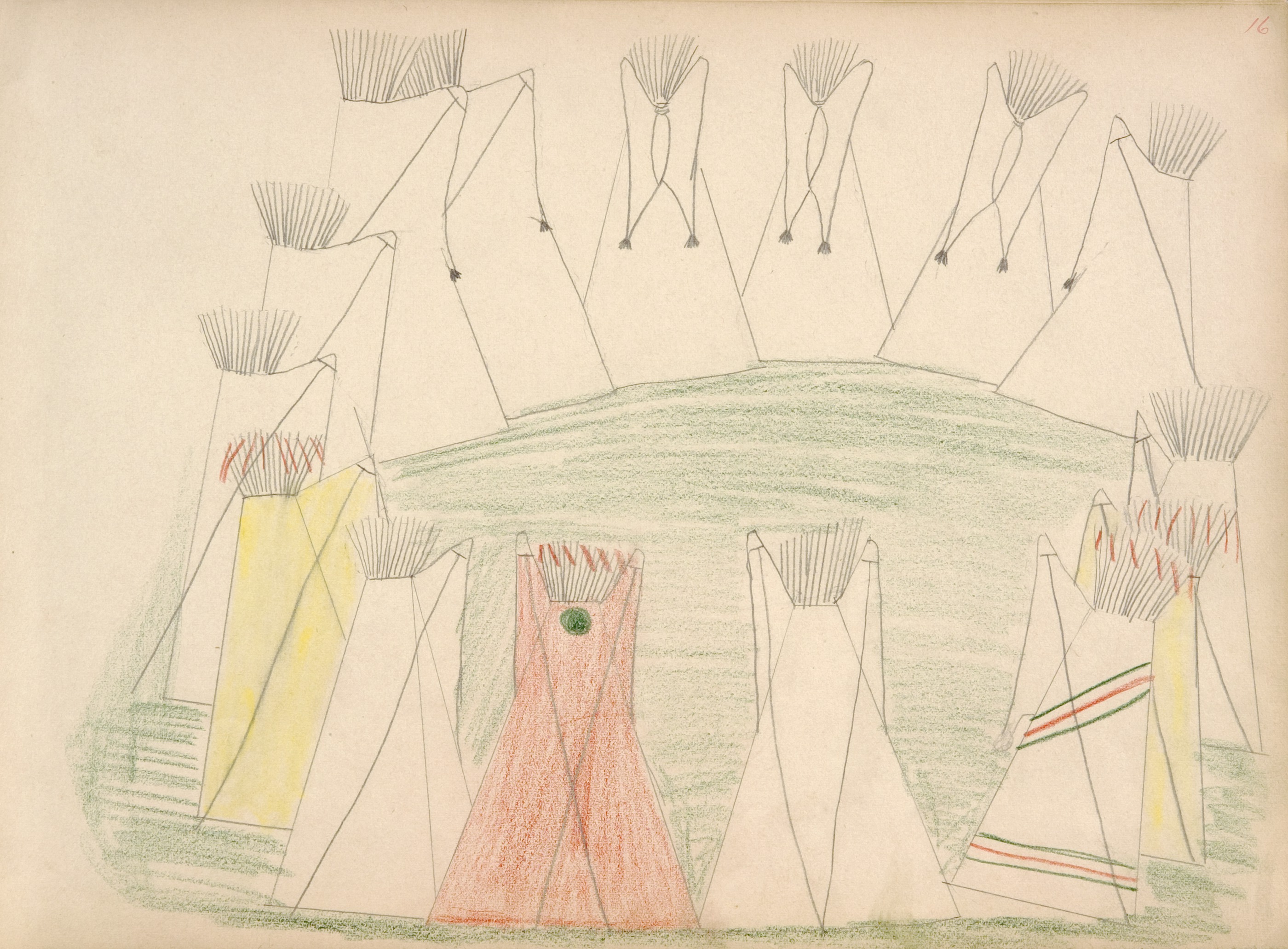 Kiowa Lodges--Encampment