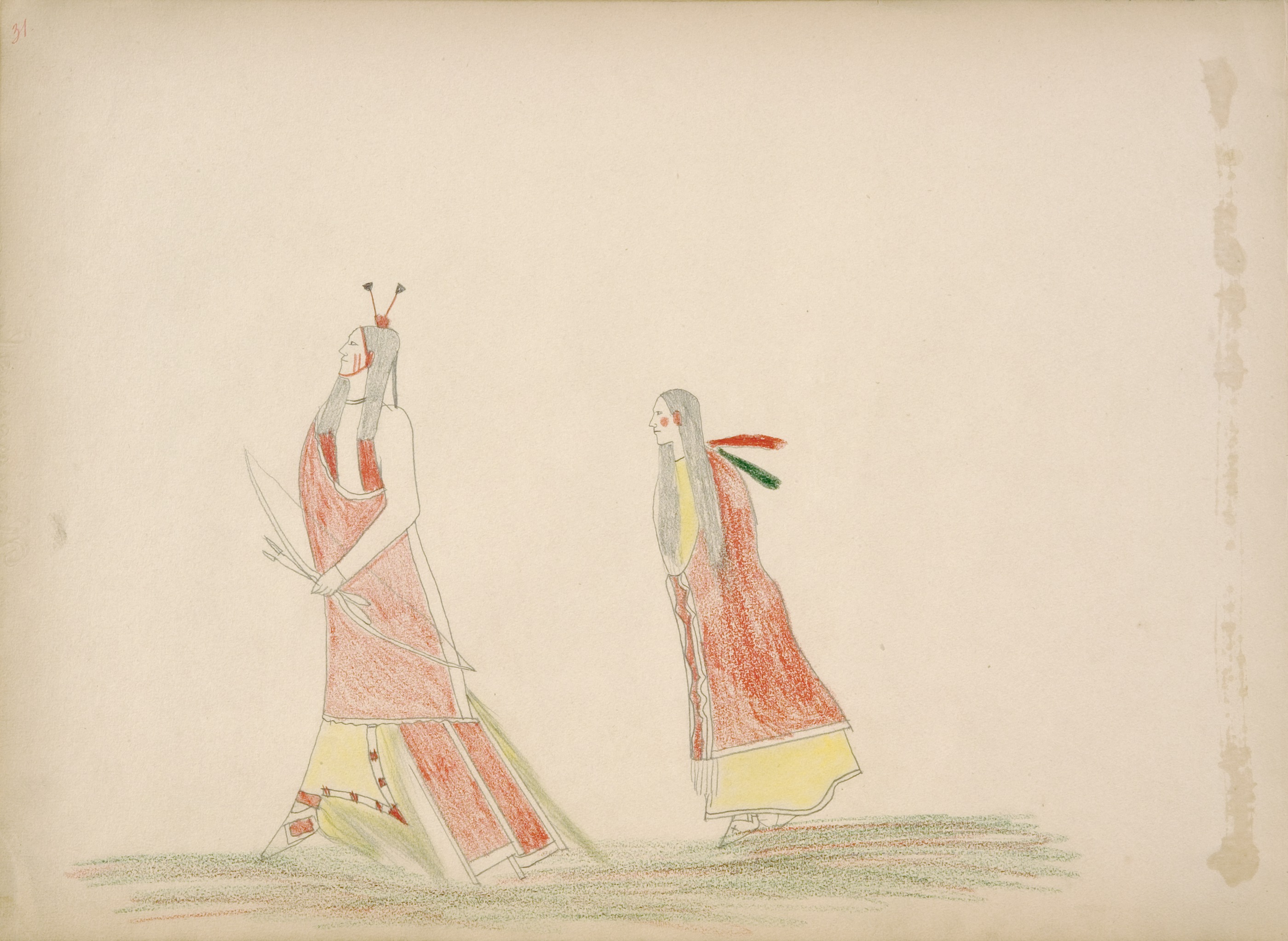 Au-yea and Wife out Hunting