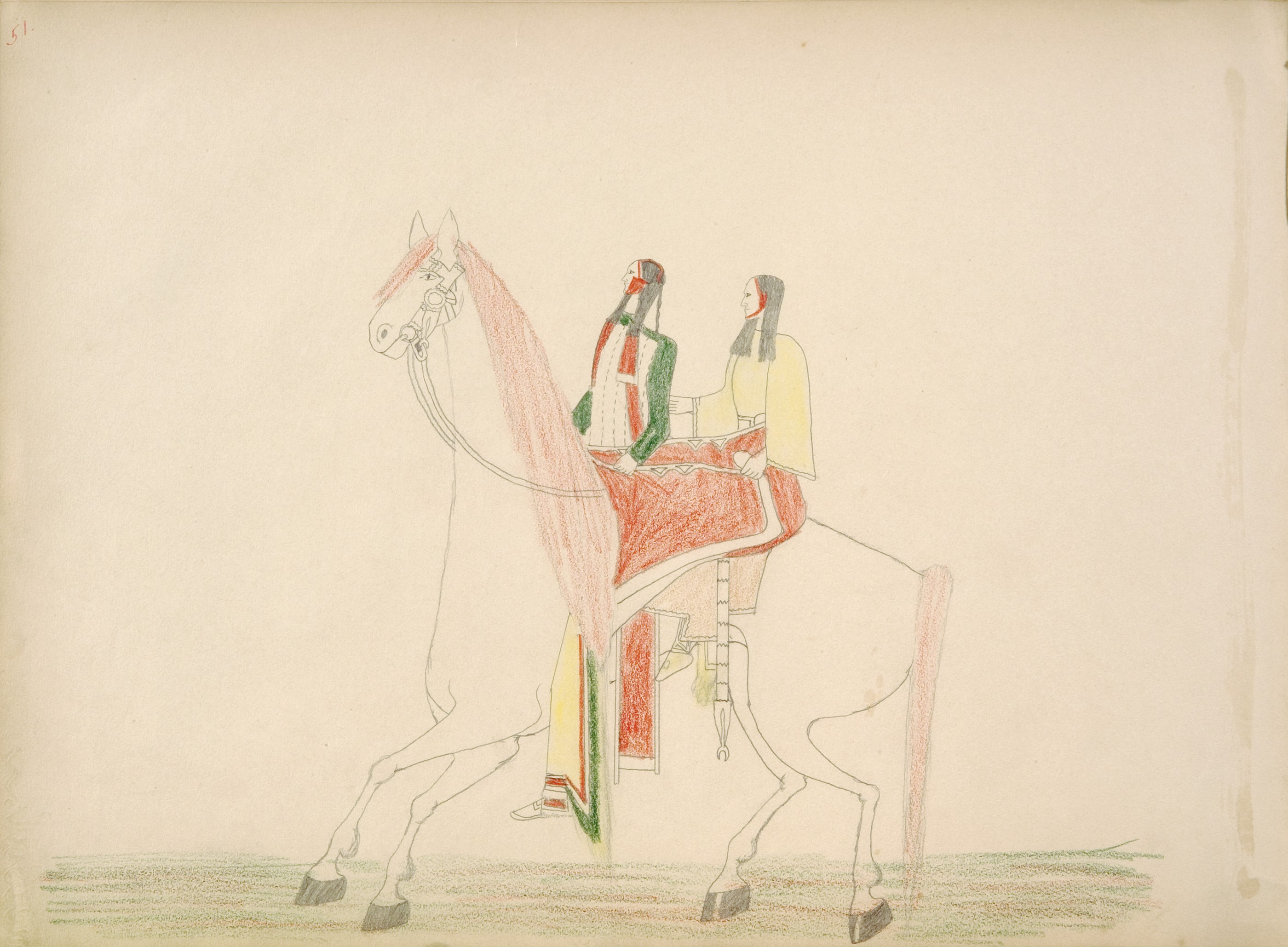 Paudlety (Kiowa) Steals Kiowa Maiden