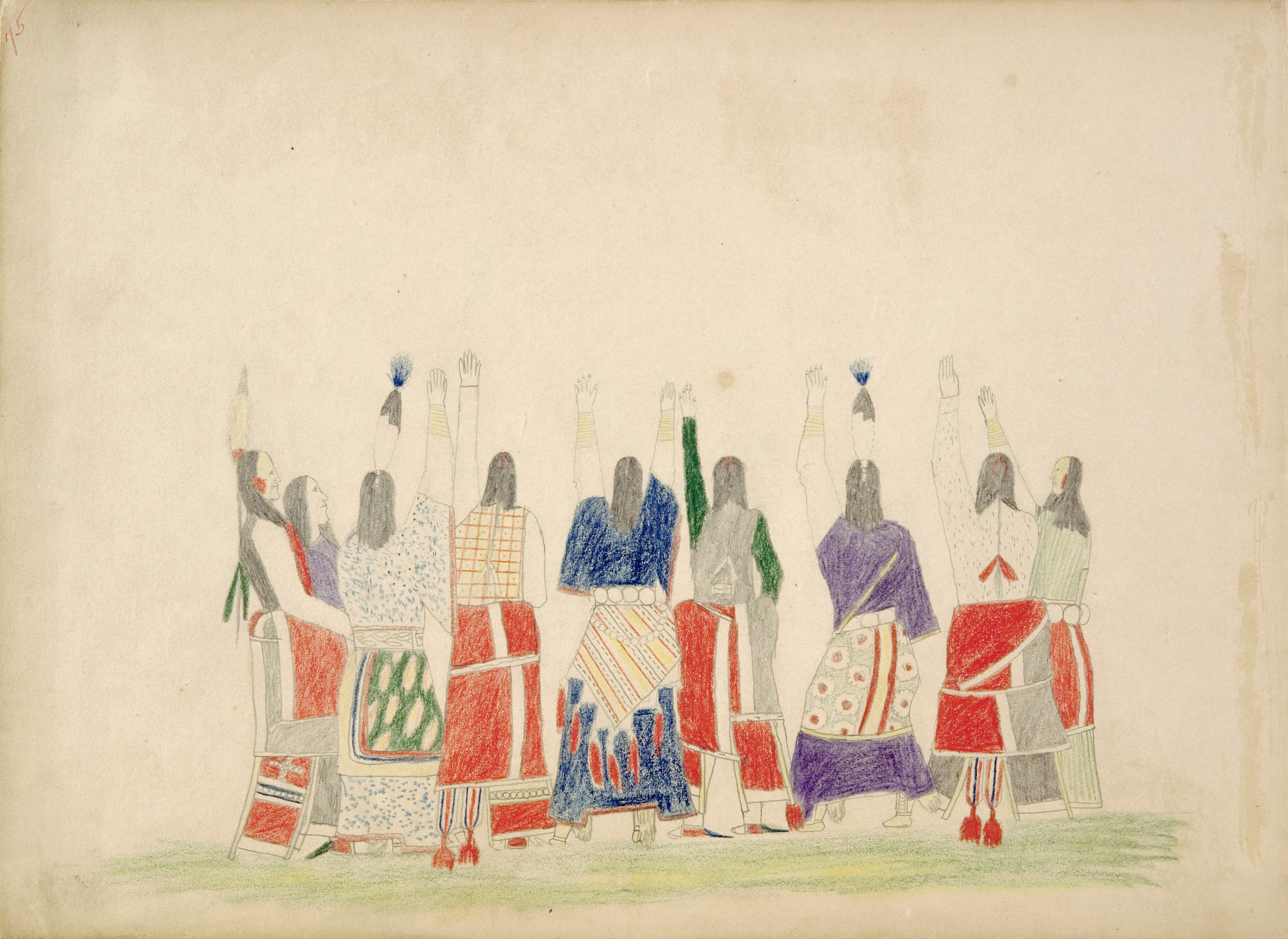 Kiowa Performing a Messiah Dance